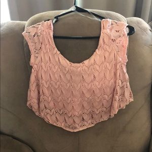 floral lace top